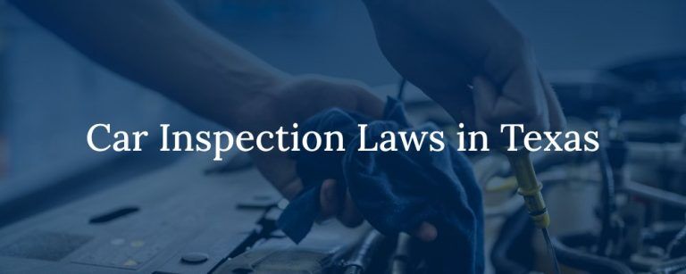 texas car inspection documents needed